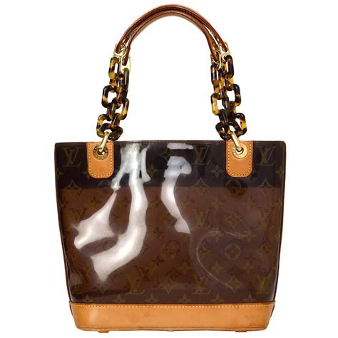 louis vuitton clear plastic tote bag